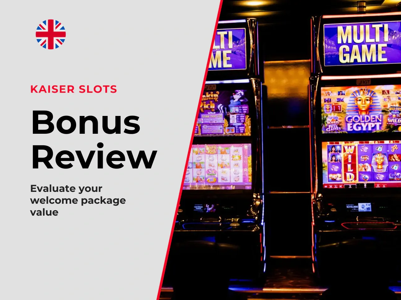 Kaiser Slots Bonus and Welcome Offer