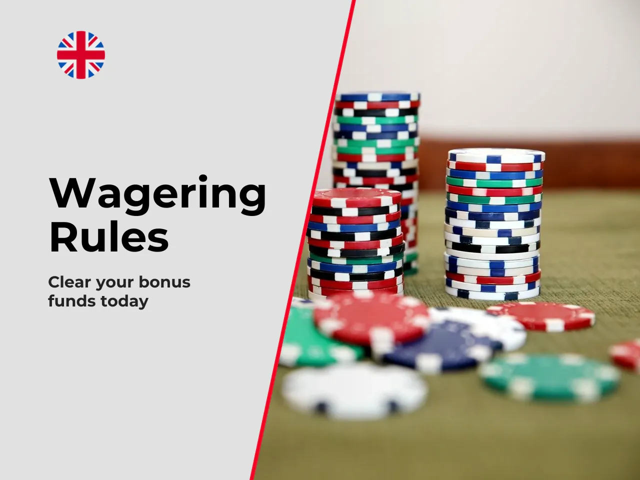 First deposit terms and clearing bonus