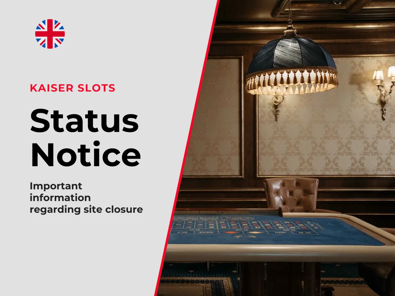 Operator Status Notice Read First