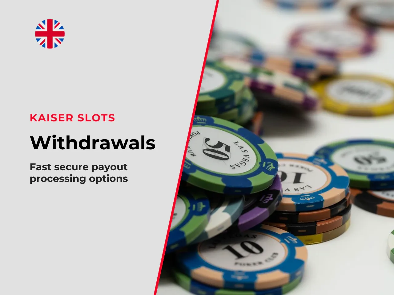 Payment methods for Kaiser Slots withdrawals