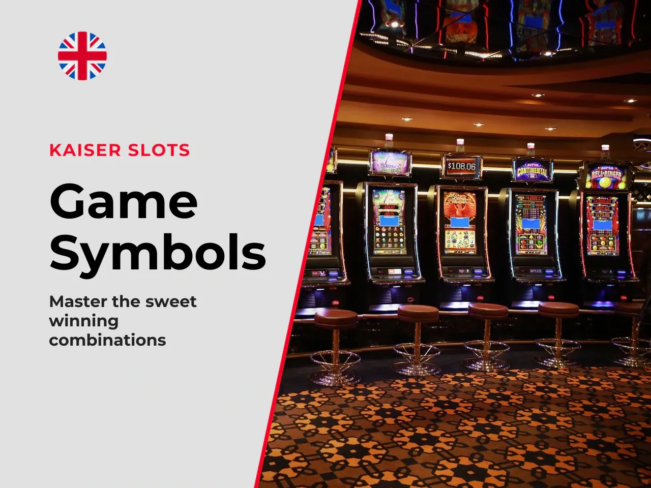 Regular symbols and winning combinations. The