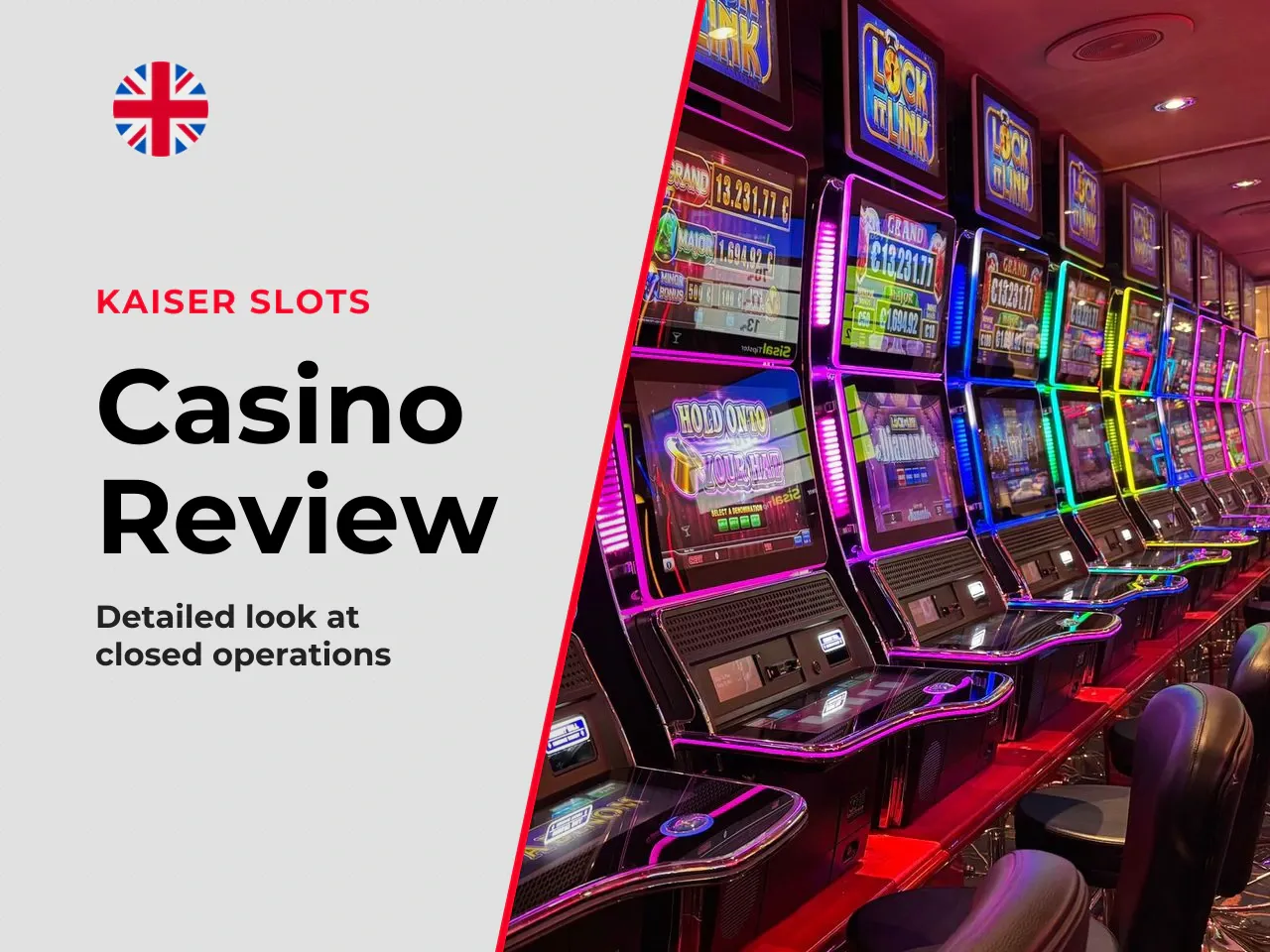 Kaiser Slots was a UK-facing, slot-focused