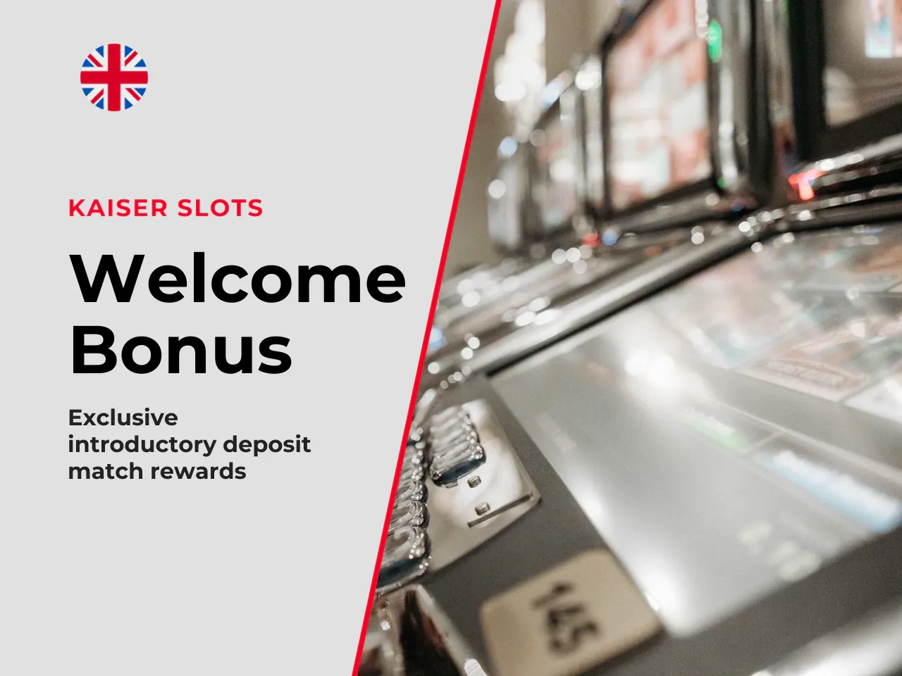 Welcome bonus and deposit match for