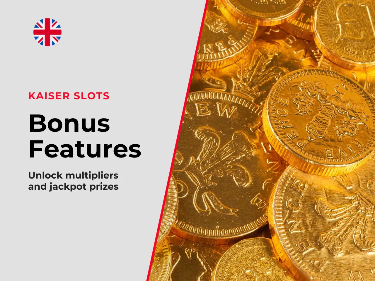 Bonus round, multipliers and jackpot prizes